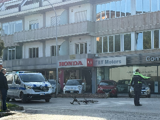 San Benedetto- Ciclista investito sulla SS16 all’incrocio della chiesa San Filippo Neri